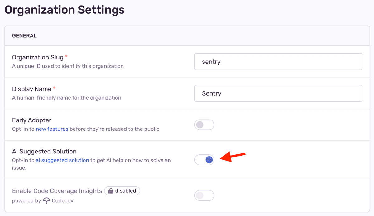 Disabling Feature